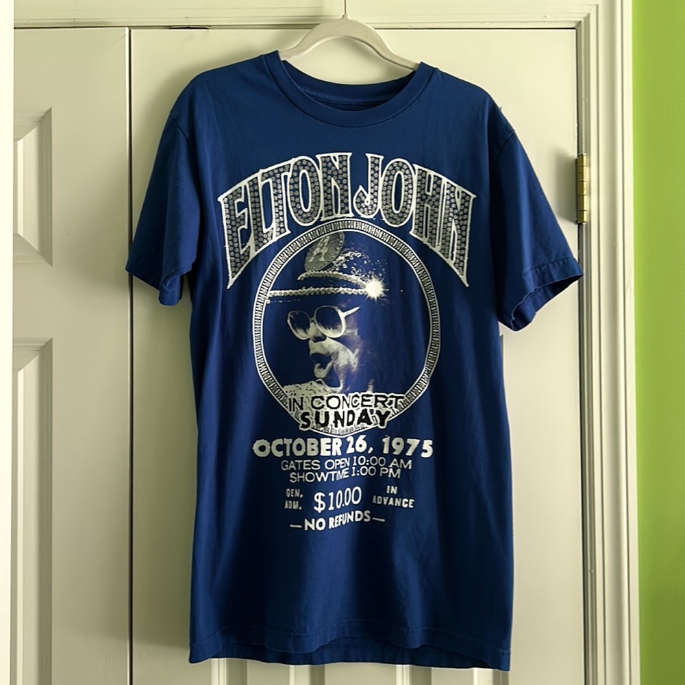 Urban Outfitters Elton John Graphic Tee Size S - Picture 2 of 4